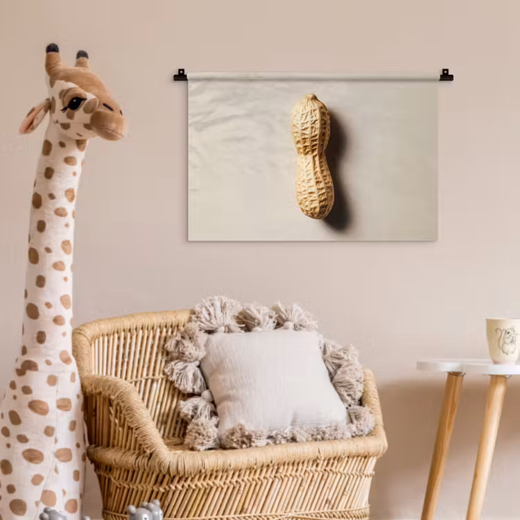 Wandkleed - Pinda - Ruw - Beige — 5