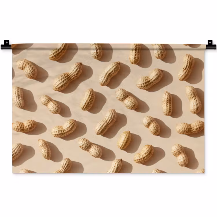 Wandkleed - Pinda's - Patroon - Beige — 1