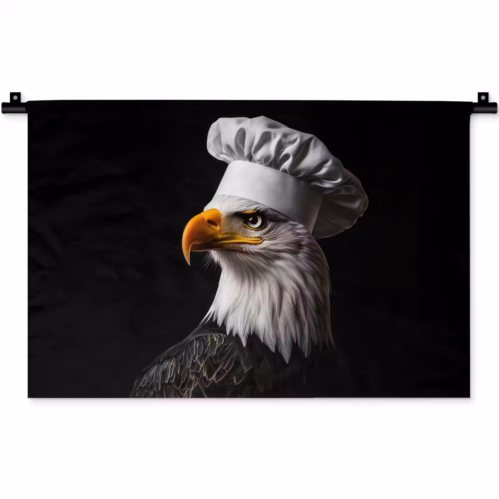 Wandkleed - Arend -Amerika - Koksmuts - Vogel - Stoer — 1