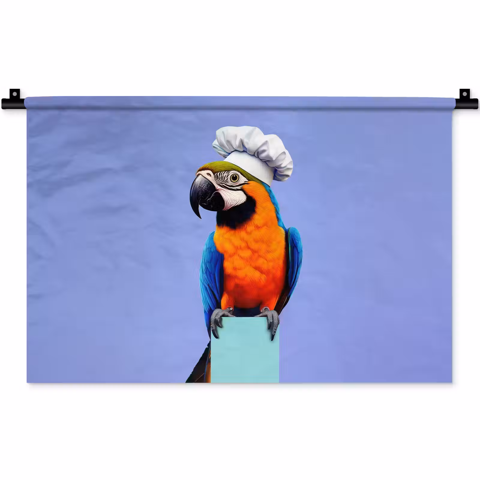 Wandkleed - Papegaai - Koksmuts - Vogel - Leuk — 1