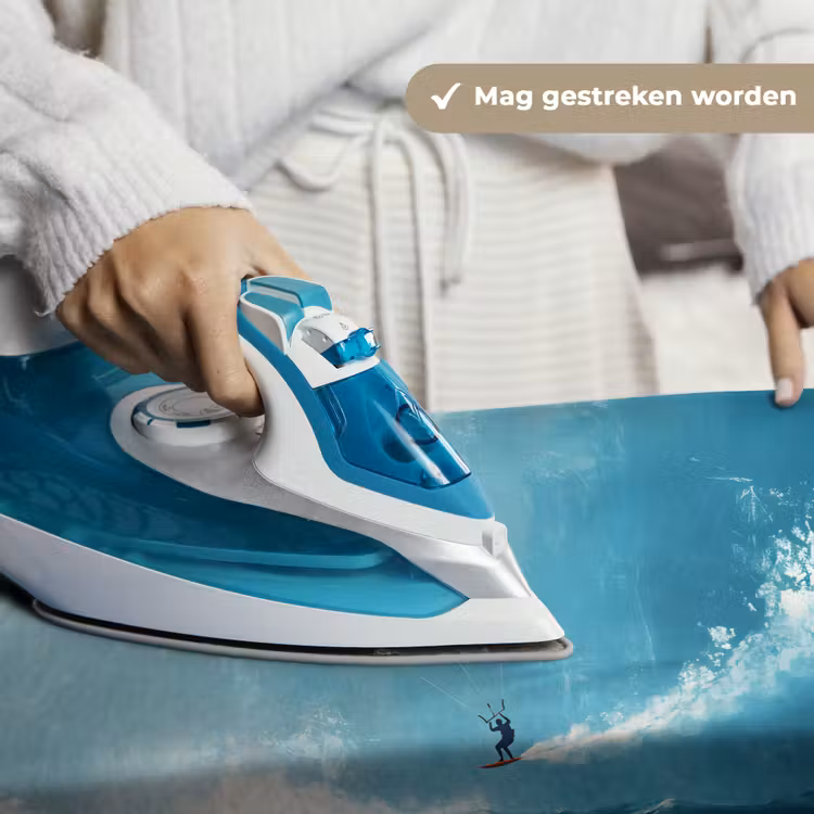 Wandkleed - Kitesurfer - Oranje - Zee - Lucht — 6
