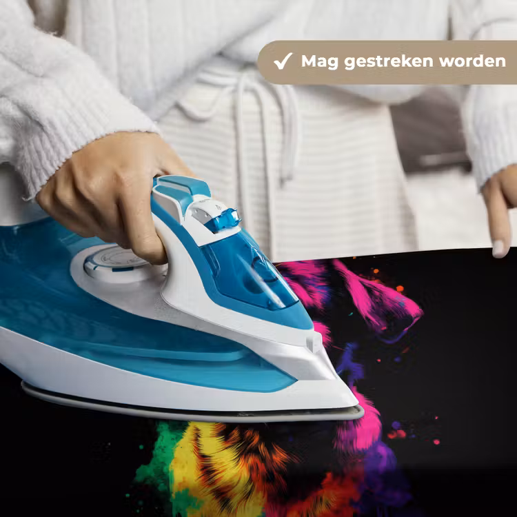 Wandkleed - Puck - Hond - Verf - Kleuren — 6