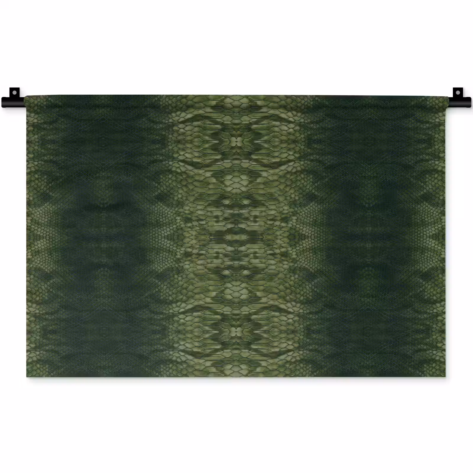 Wandkleed - Slang - Boa - Groen — 1
