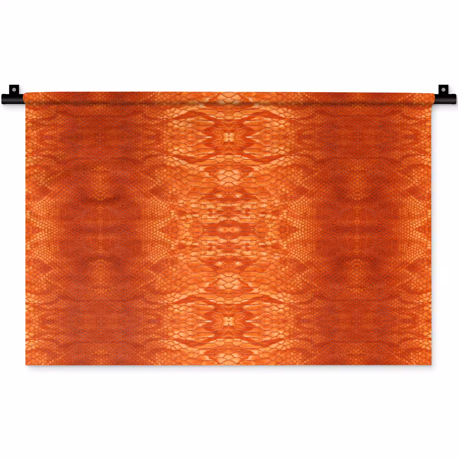 Wandkleed - Slang - Boa - Oranje — 1