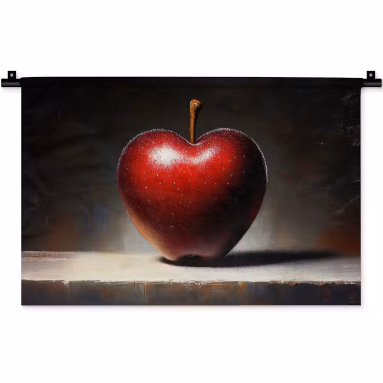 Wandkleed - Apple - Hart - Rood — 1