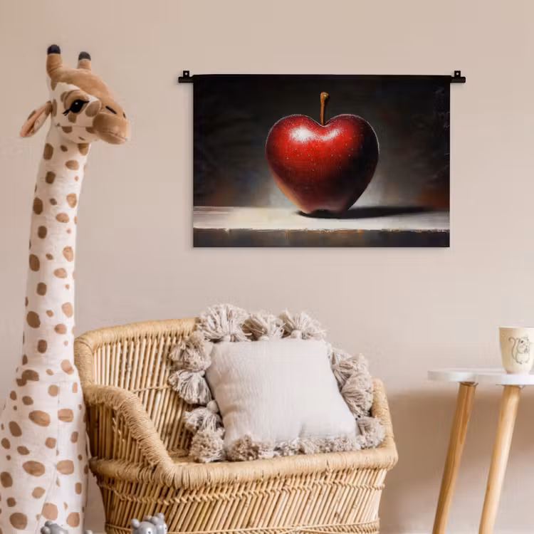 Wandkleed - Apple - Hart - Rood — 5