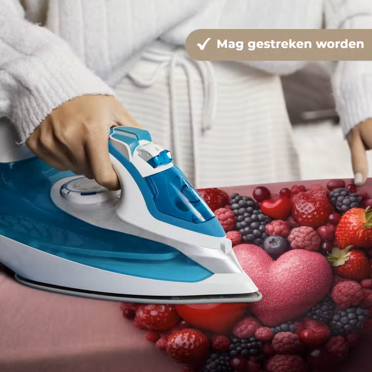 Wandkleed - Fruit - Hartjes - Aardbeien - Frambozen - Bosbessen — 6
