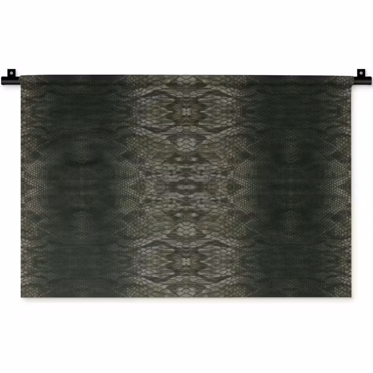 Wandkleed - Slang - Boa - Mos - Groen — 1