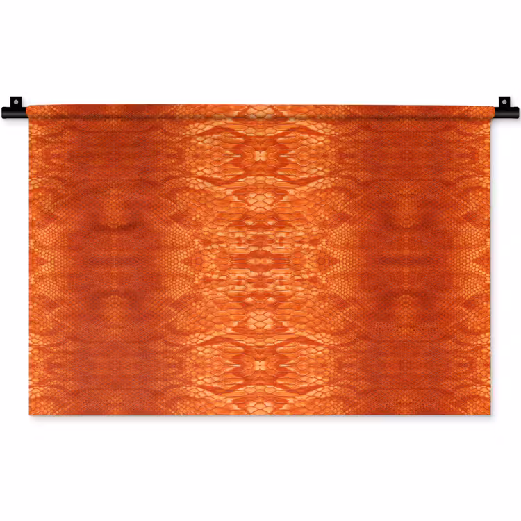 Wandkleed - Slang - Boa - Oranje — 1
