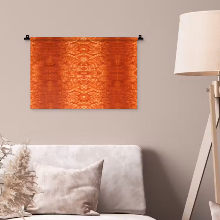 Wandkleed - Slang - Boa - Oranje — 2