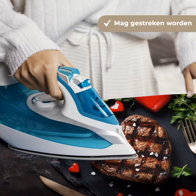 Wandkleed - Steak - Hart - Bestek — 6