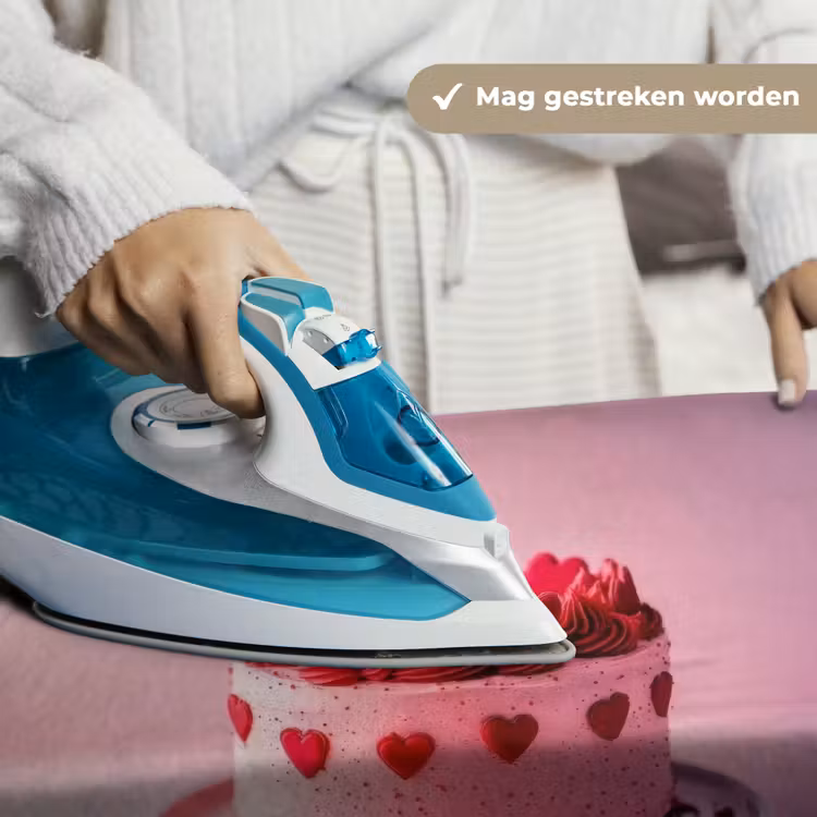 Wandkleed - Taart - Hart - Roze — 6