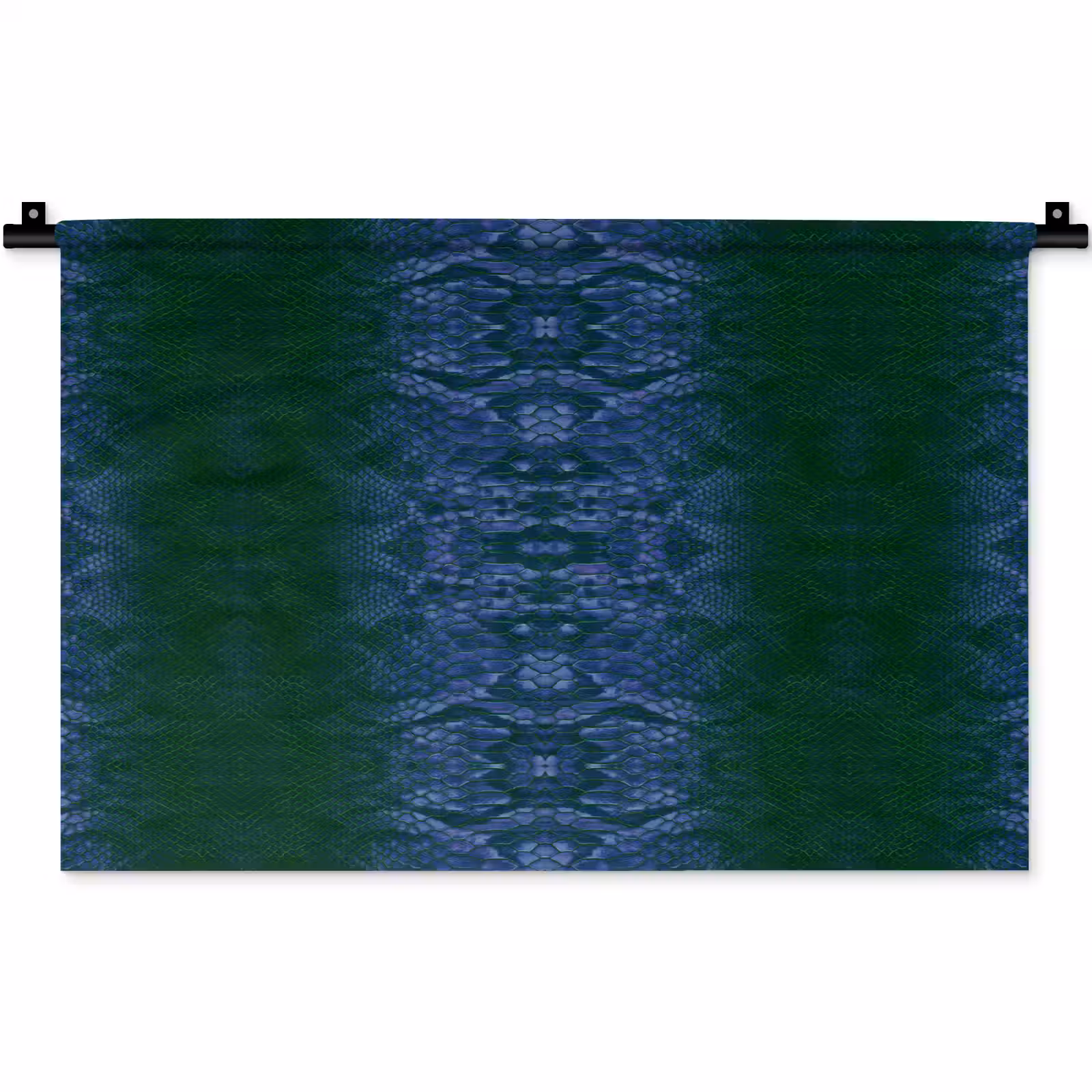 Wandkleed - Slang - Boa - Blauw - Groen — 1