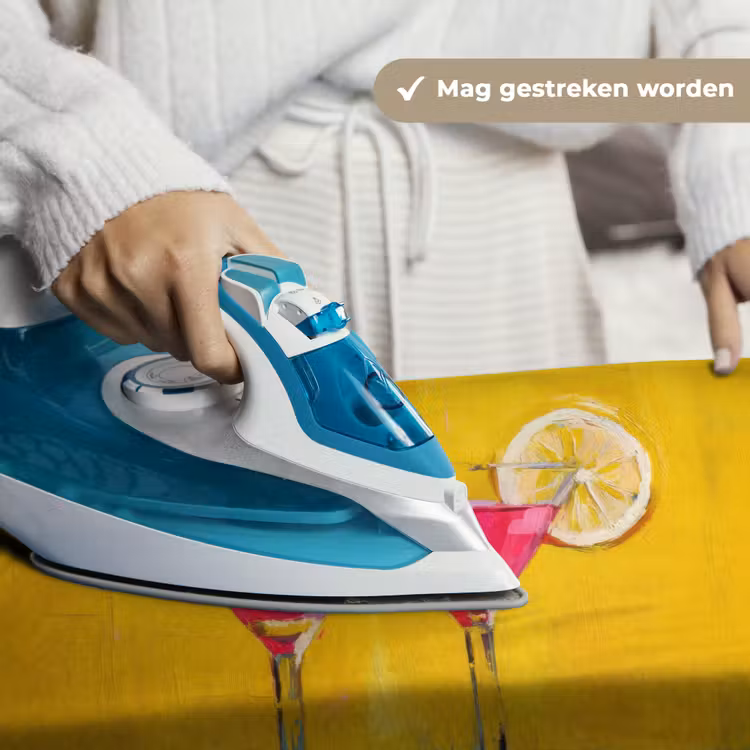 Wandkleed - Glazen - Cocktail - Citroen - Kers — 6
