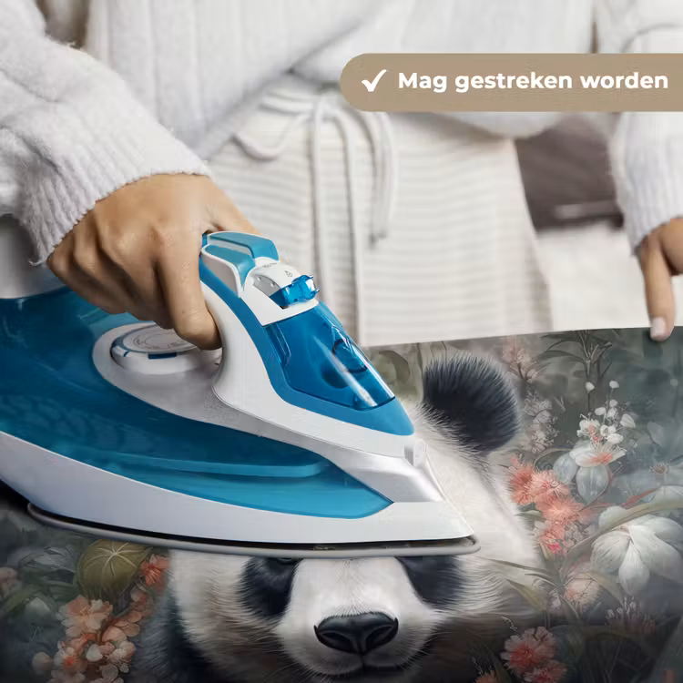 Wandkleed - Panda - Wilde dieren - Bloemen - Natuur — 6