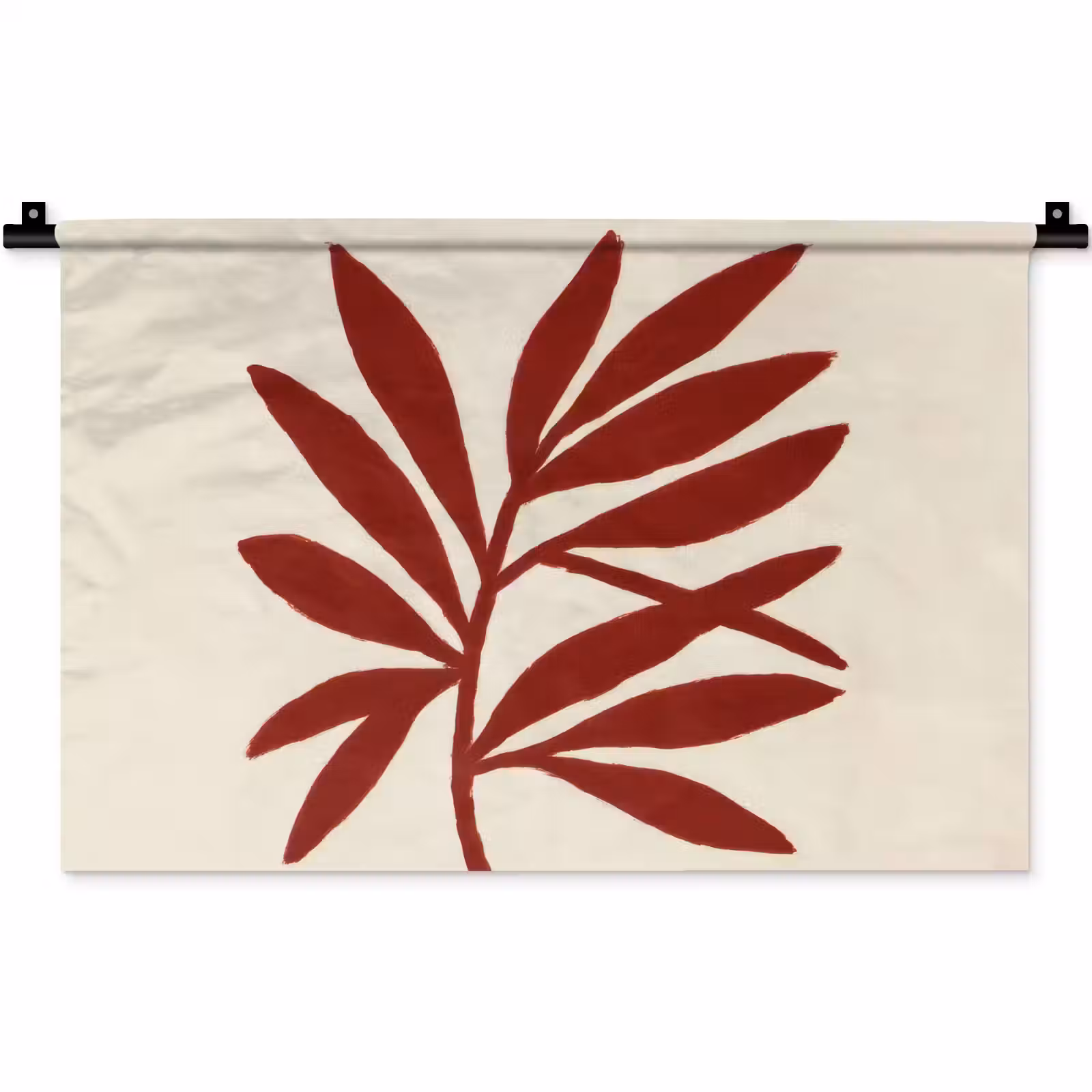 Wandkleed - Tak - Bladeren - Rood — 1
