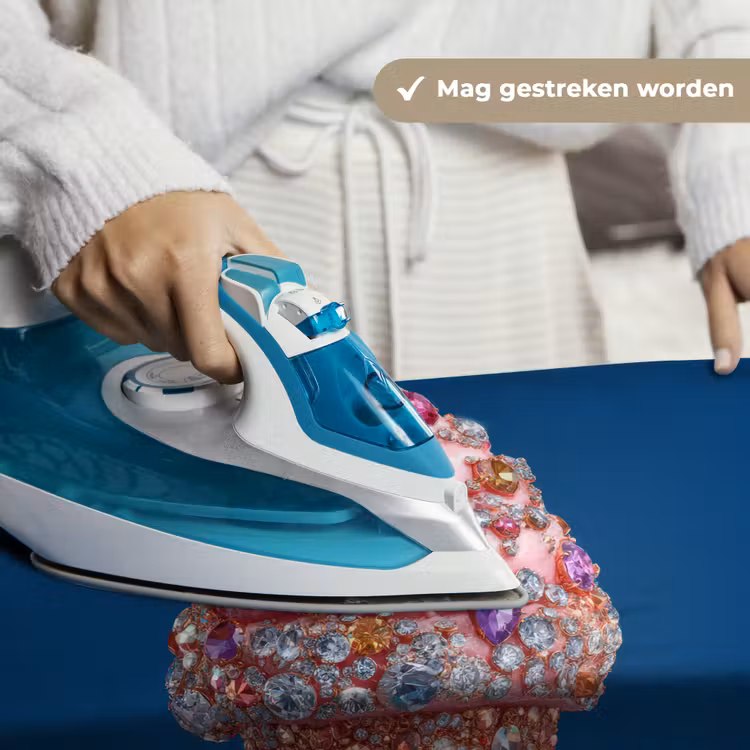 Wandkleed - Ijsje - Hoorntje - Steentjes - Blauw — 6