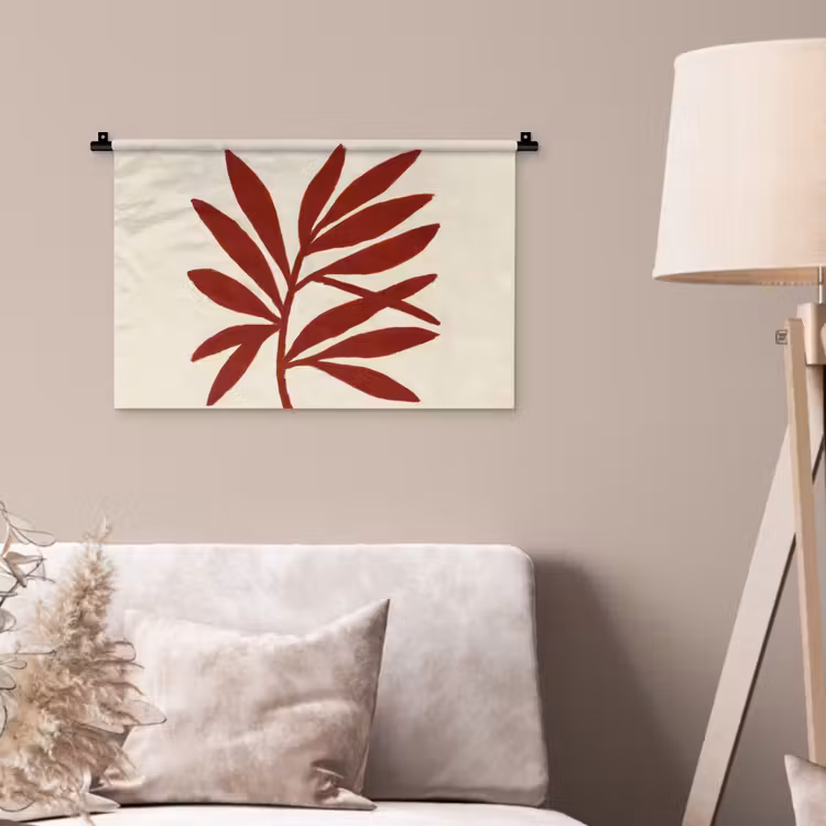 Wandkleed - Tak - Bladeren - Rood — 2
