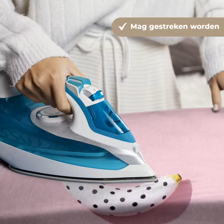 Wandkleed - Banaan - Stippen - roze — 6