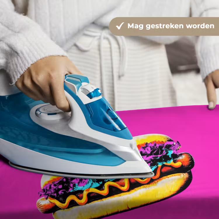 Wandkleed - Hotdog - Roze - Retro — 6
