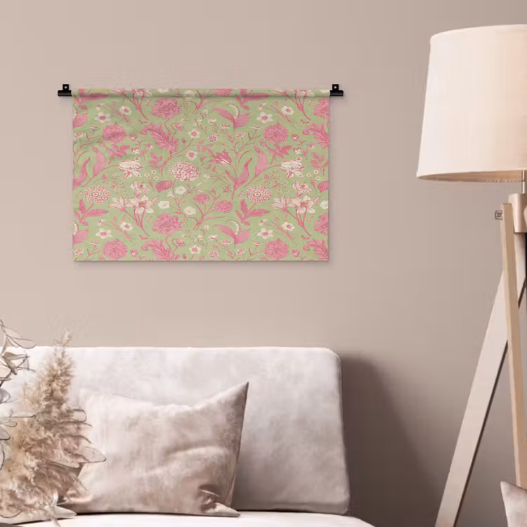Wandkleed - Classic - Pink - Mint — 2