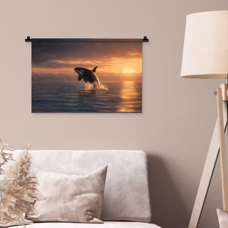 Wandkleed - Orka - Zee - Zonsondergang — 2