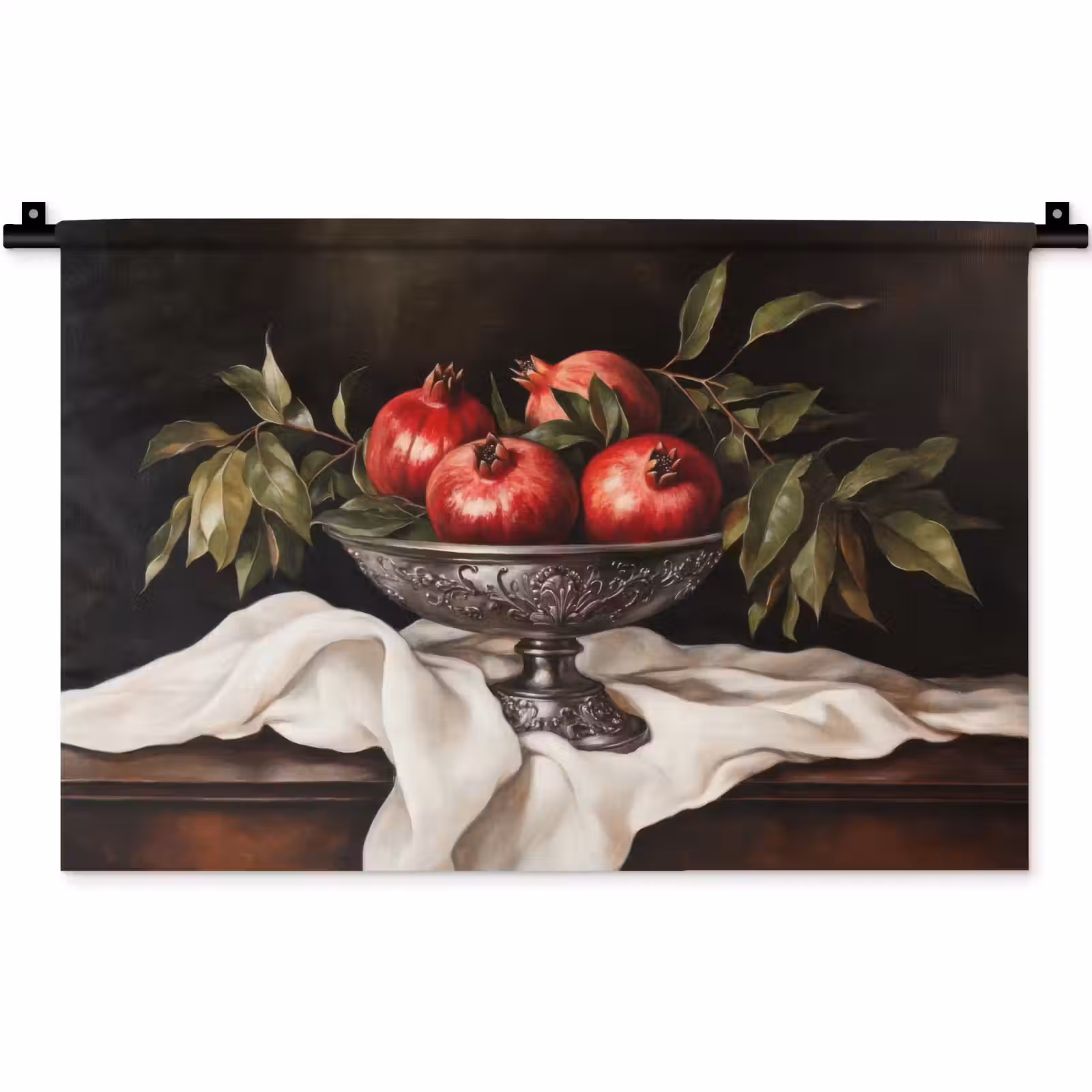 Wandkleed - Granaatappels - Klassiek - Vintage — 1