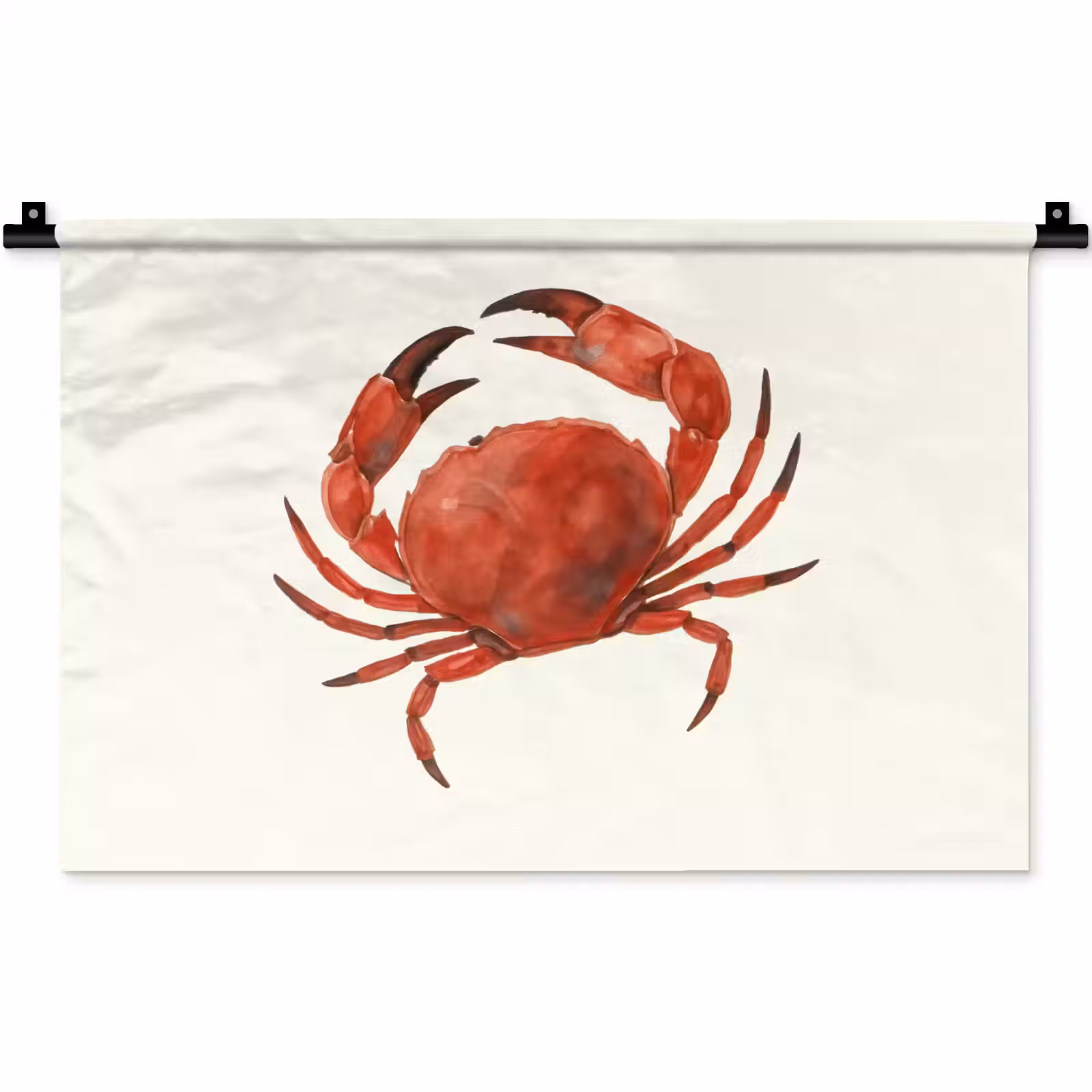 Wandkleed - Krab - Felrood - Poten — 1