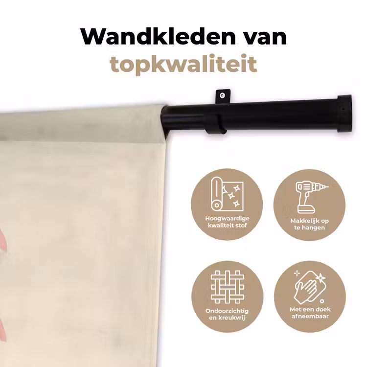 Wandkleed - Citroenen - Felgeel - Tak - Bladeren — 3