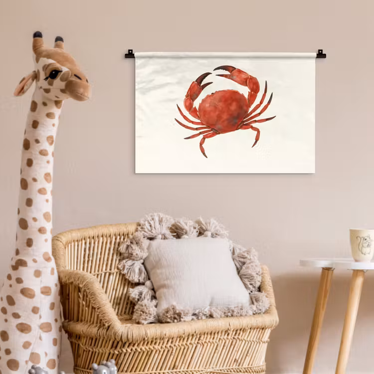Wandkleed - Krab - Felrood - Poten — 5