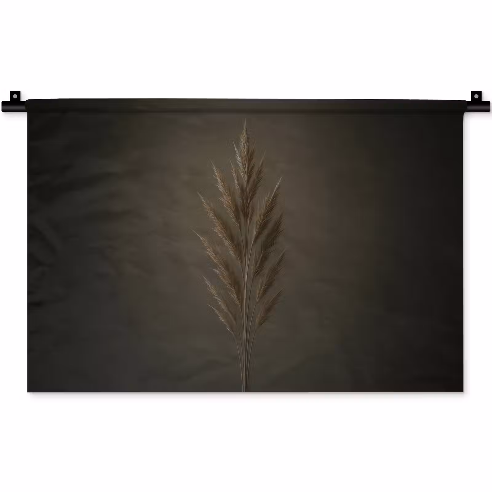 Wandkleed - Tak - Pluimgras - Donkerbruin — 1