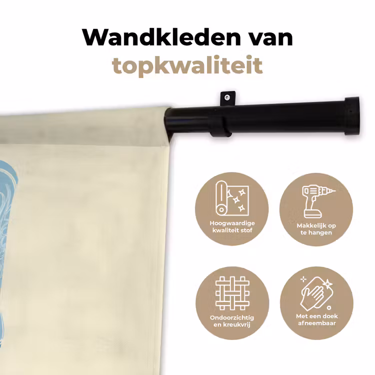 Wandkleed - Illustratie - Cowboylaarzen - Patroon — 3