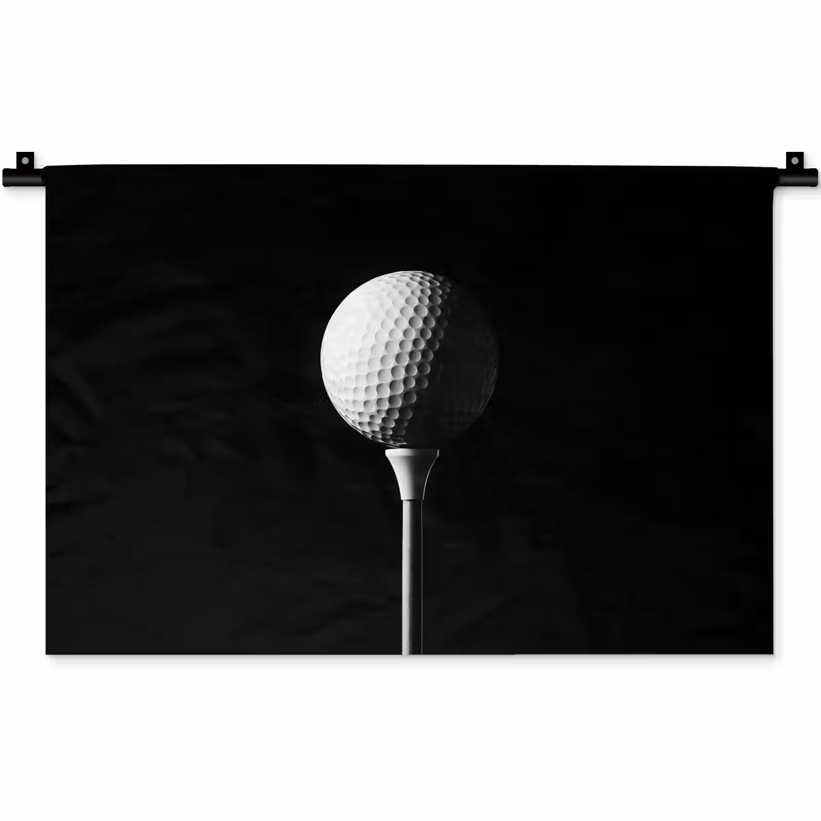 Wandkleed - Golfbal - Minimalistisch - Wit — 1
