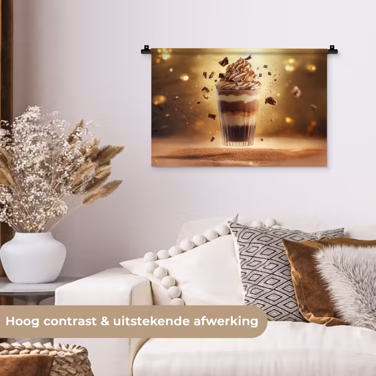 Wandkleed - Dessert - Chocolade - Zoet - Eten — 4