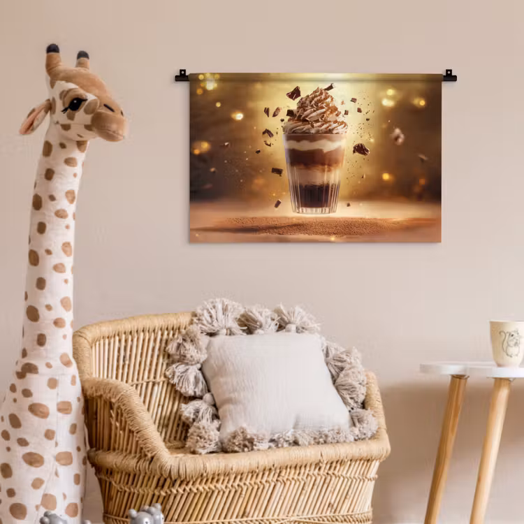 Wandkleed - Dessert - Chocolade - Zoet - Eten — 5