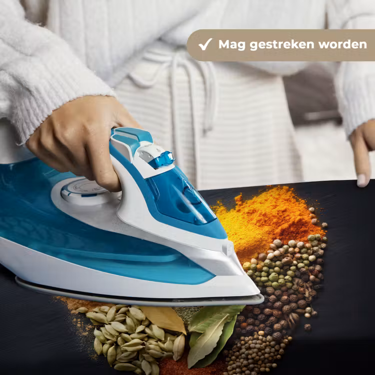 Wandkleed - Specerijen - Mix - Hartvorm - Zwart — 6