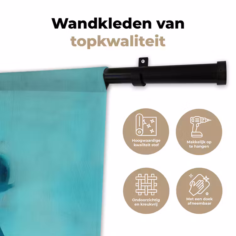 Wandkleed - Avocado - Groen - Pit - Schaduw — 3