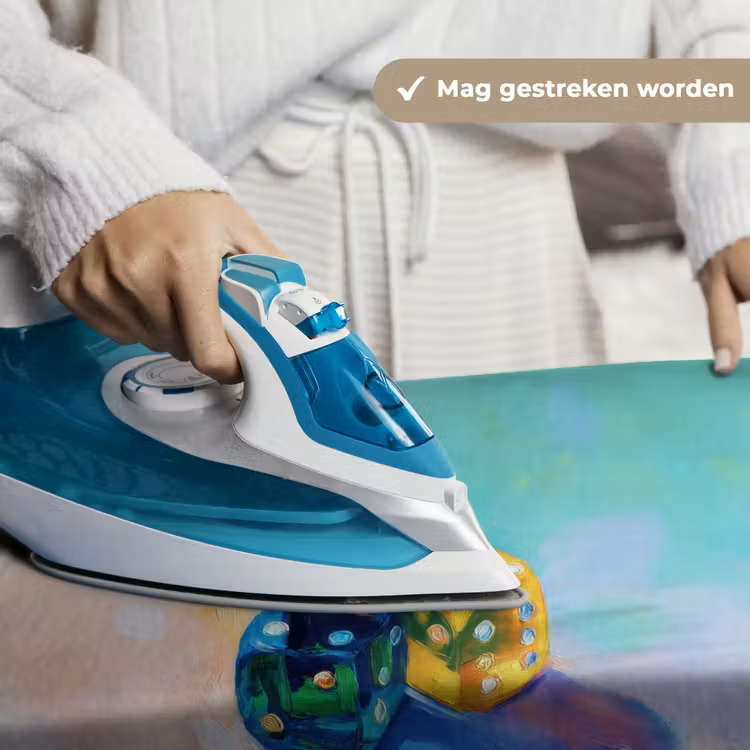 Wandkleed - Dobbelstenen - Kleurrijk - Getallen - Stipjes — 6