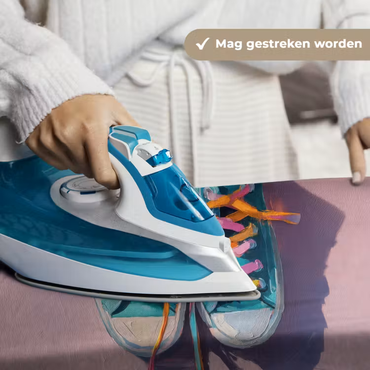 Wandkleed - Sneakers - Veters - Kleurrijk - Schaduw — 6