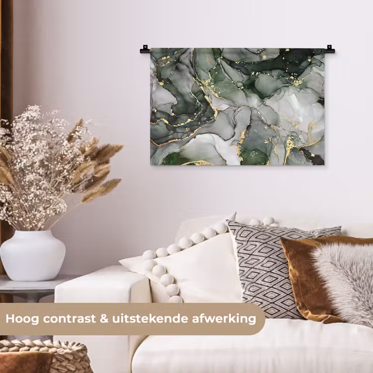 Wandkleed - Luxe - Marmer - Groen — 4