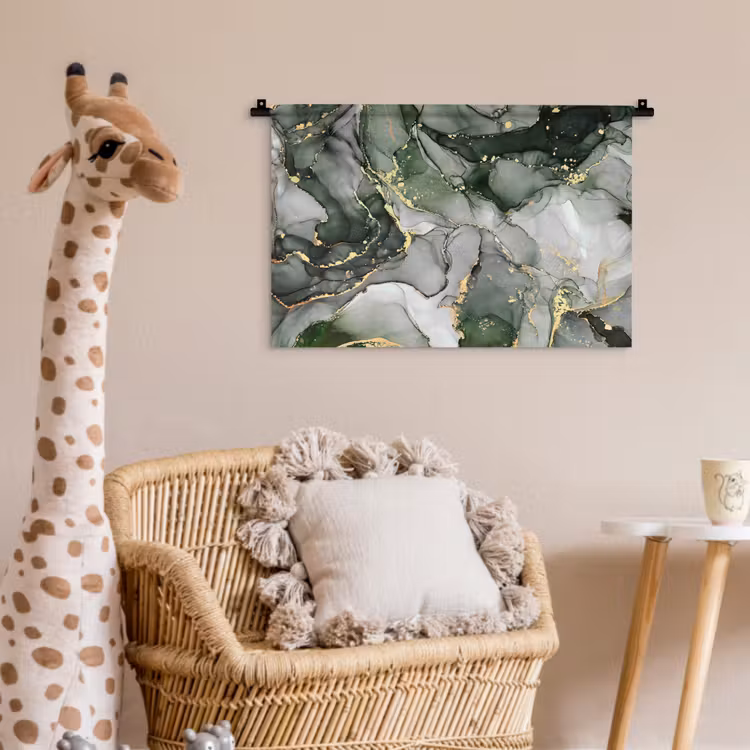 Wandkleed - Luxe - Marmer - Groen — 5