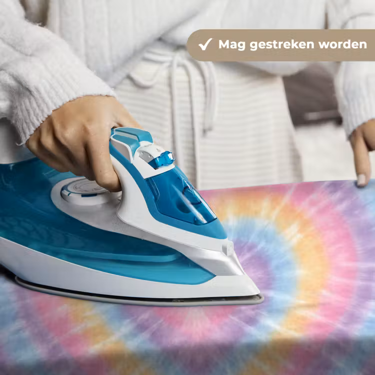 Wandkleed - Hartvorm - Pastelkleuren - Tie Dye — 6