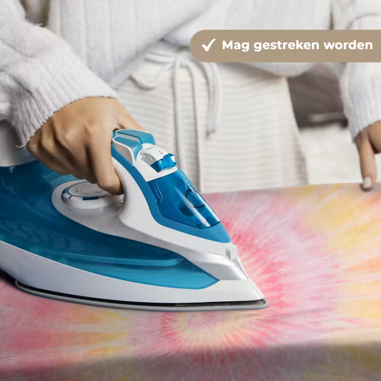 Wandkleed - Patroon - Tie Dye - Pasteltinten - Roze — 6