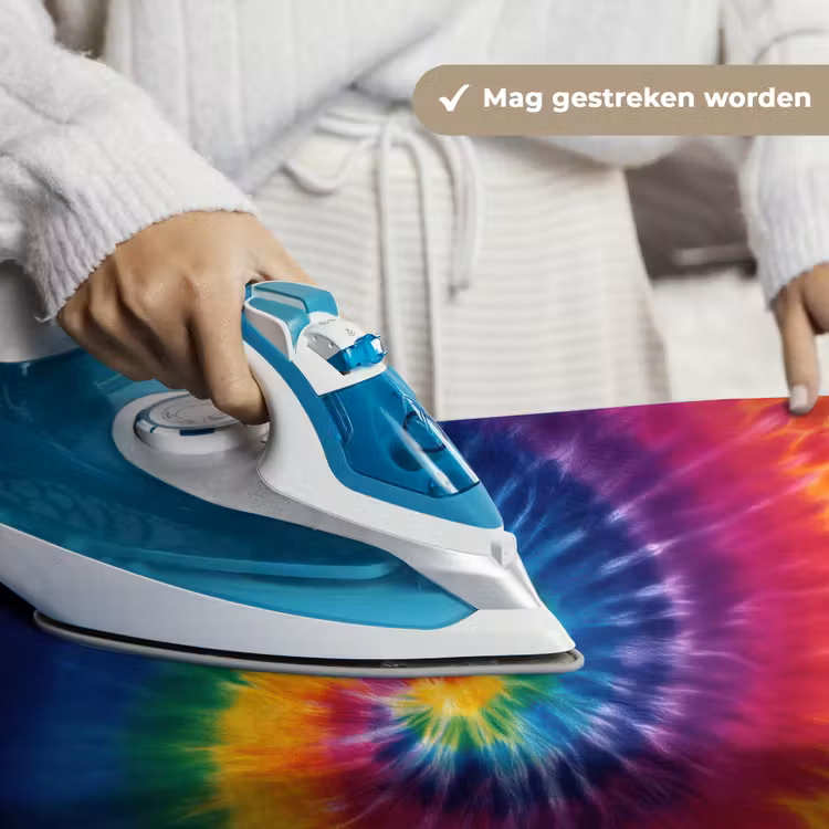 Wandkleed - Regenboogkleuren - Spiraal - Kleurrijk — 6