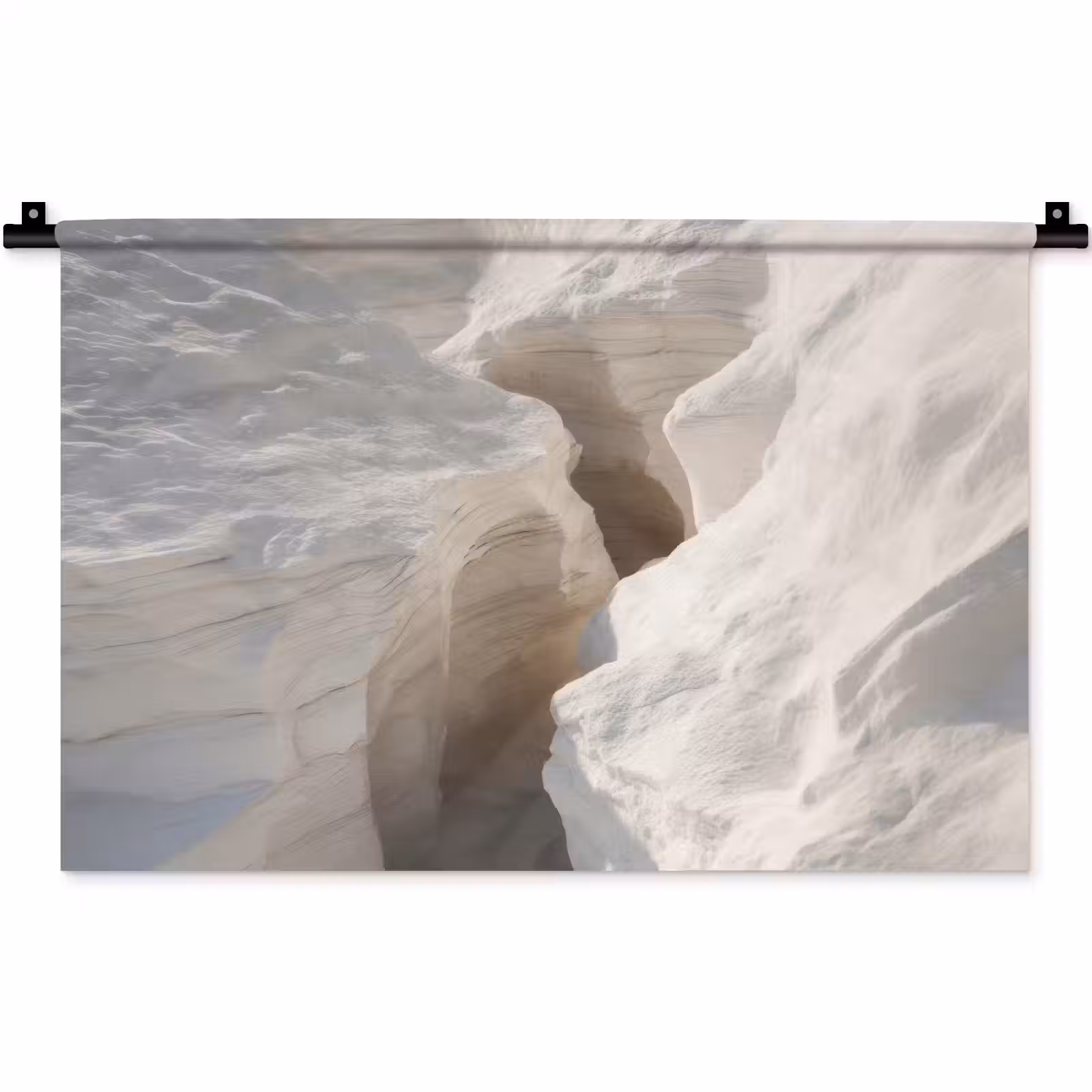 Wandkleed - Kloof - Wit - Sneeuw — 1