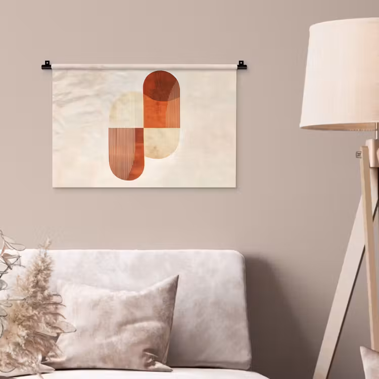 Wandkleed - Bogen - Beige - Vormen — 2