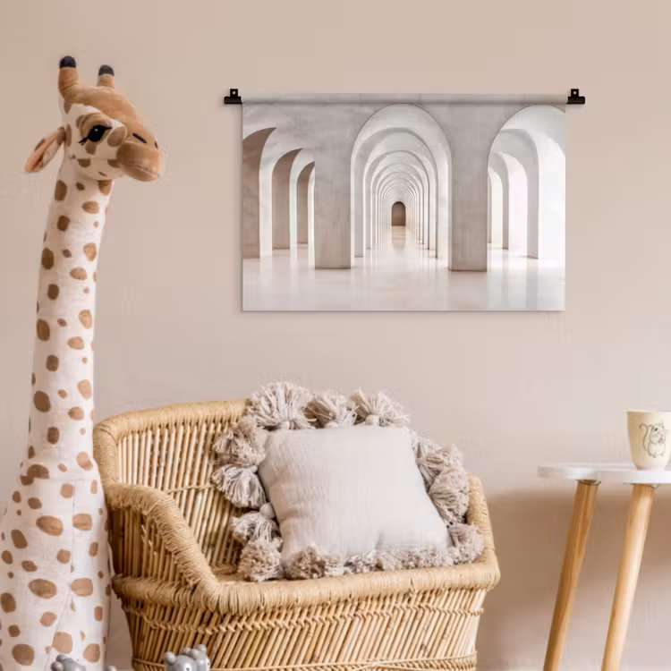 Wandkleed - Hal - Bogen - Symmetrisch - Modern — 5
