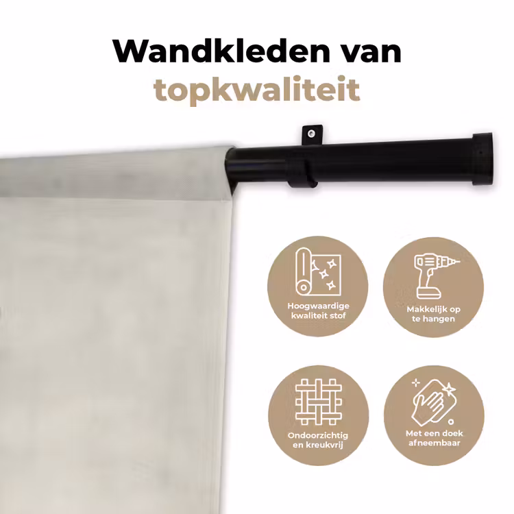 Wandkleed - Minimalistisch - Cirkels - Roze — 3