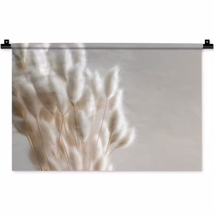 Wandkleed - Pluimen - Beige - Minimalistisch — 1