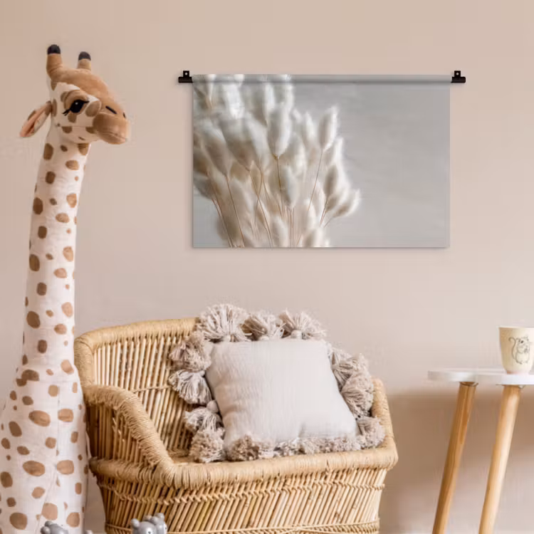 Wandkleed - Pluimen - Beige - Minimalistisch — 5